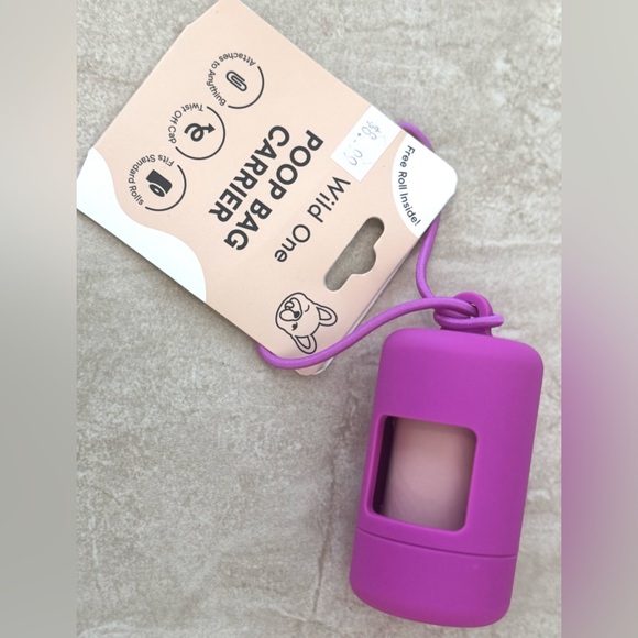 Wild One Orchid Dog Harness Small, Poop Bag Carrier & Dog Leash Standard - Picture 12 of 13